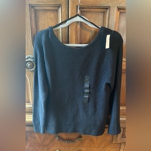 Black Banana Republic Sweater. Never worn. Tags still on. Size medium.